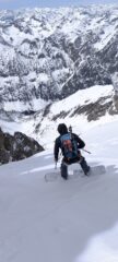 Poco sotto la forcella