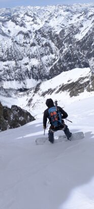 Poco sotto la forcella