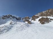 Il canale da sotto (in ombra), a dx al sole la variante
