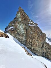 Verso la strettoia sotto la cima Est