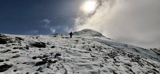 Dorsale verso la cima