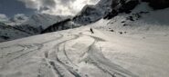 Neve che torna bella nelle radure verso Balma