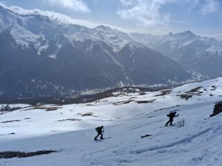 Arrivo sulla cresta