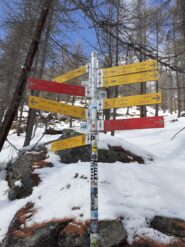 Cartello per le deviazioni.