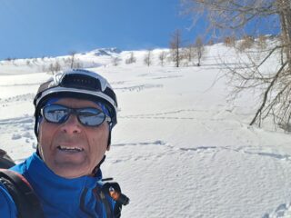firme sul pendio vergine.....