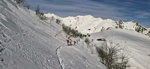 Sulla via del Sale oltre il Marmotte