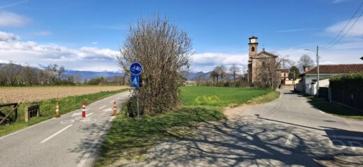 Lungo la ciclabile verso Airasca