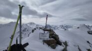 In vetta, presente cartello