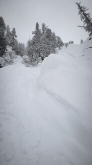 Il saltino ripido a 3/4 (intorno parzialmente svalangato)
