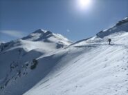 in vista della cresta finale