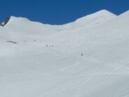 sulla destra il Pic Blanc du Galibier