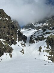 Strettoia iniziale per la salita al Due Dita