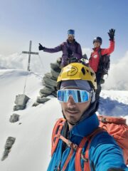 Vetta con i soci di gita