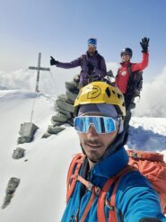 Vetta con i soci di gita