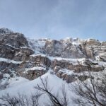 Alla base della parete