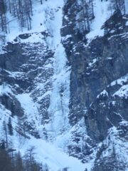 La cascata 2 giorni fa vista da Fenestrelle