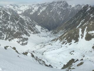 Vista vertiginosa dalla cima