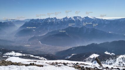  Bellissimo il colpo d'occhio sulla Valsugana.