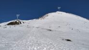  La pala finale che porta in cresta.