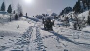 Tratto dove finisce la strada .