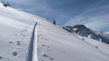  Ci alterniamo per batter traccia.
