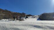 Un po' poca neve nei primi metri