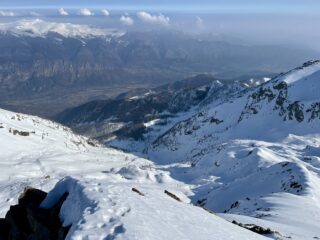 Vallone del Reduc dalla cima
