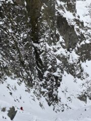 Andando al colletto su neve cosmetica 