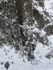 Andando al colletto su neve cosmetica 