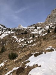 Parte bassa, poca neve