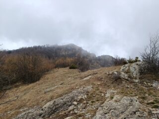 Salita verso la Rocca Tramontina (m.1495)