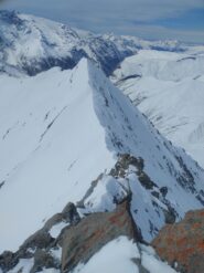 la cresta dal colletto ovest