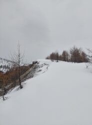 La dorsale panoramica che precede Pian del Manzo