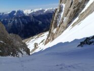 Il Canale delle Colme da sopra.