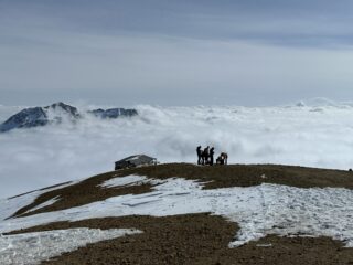 verso sud est (Italia) tappeto di nuvole