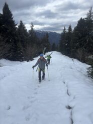 inizio neve sotto la Cassinelli