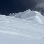 La cresta in un momento di sole