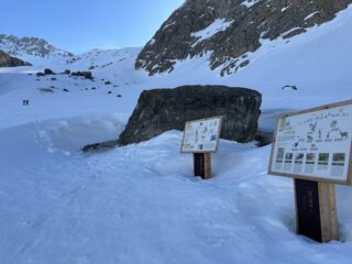 Alla partenza ombra e neve gelata