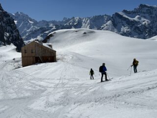 di passaggio vicino al nuovo rifugio