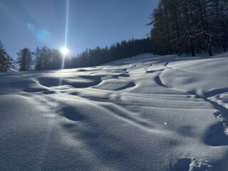 vecchie piste quasi intonse