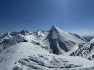 Seconda volta in vetta (si vedono tracce sul Francais Pelouxe
