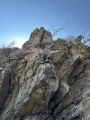 In alternativa al diedro si può rimontare sulla dx 