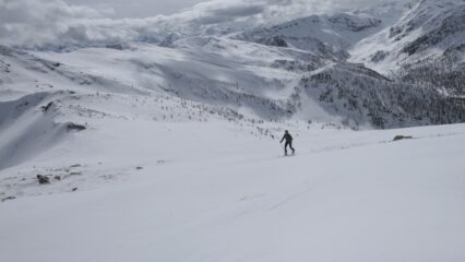 Arrivo in cima alla Piovosa