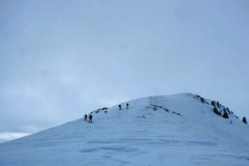 Arrivo in cima