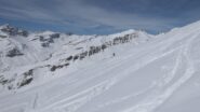 Sul pendio terminale neve un pò da interpretare