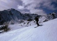 Poco sopra la strada neve ottima nonostante il caldo