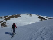 Dall'anticima verso la cima Blegier