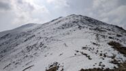 Discesa dalla cima al colletto