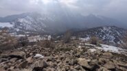 Vista dalla pietraia del Colombano