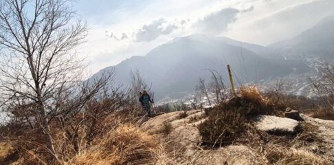 punto panoramico in vetta